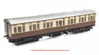 4P-020-221 Dapol GWR Toplight Mainline & City Composite Coach number 7905 - GWR Twin City Chocolate & Cream - Set 3